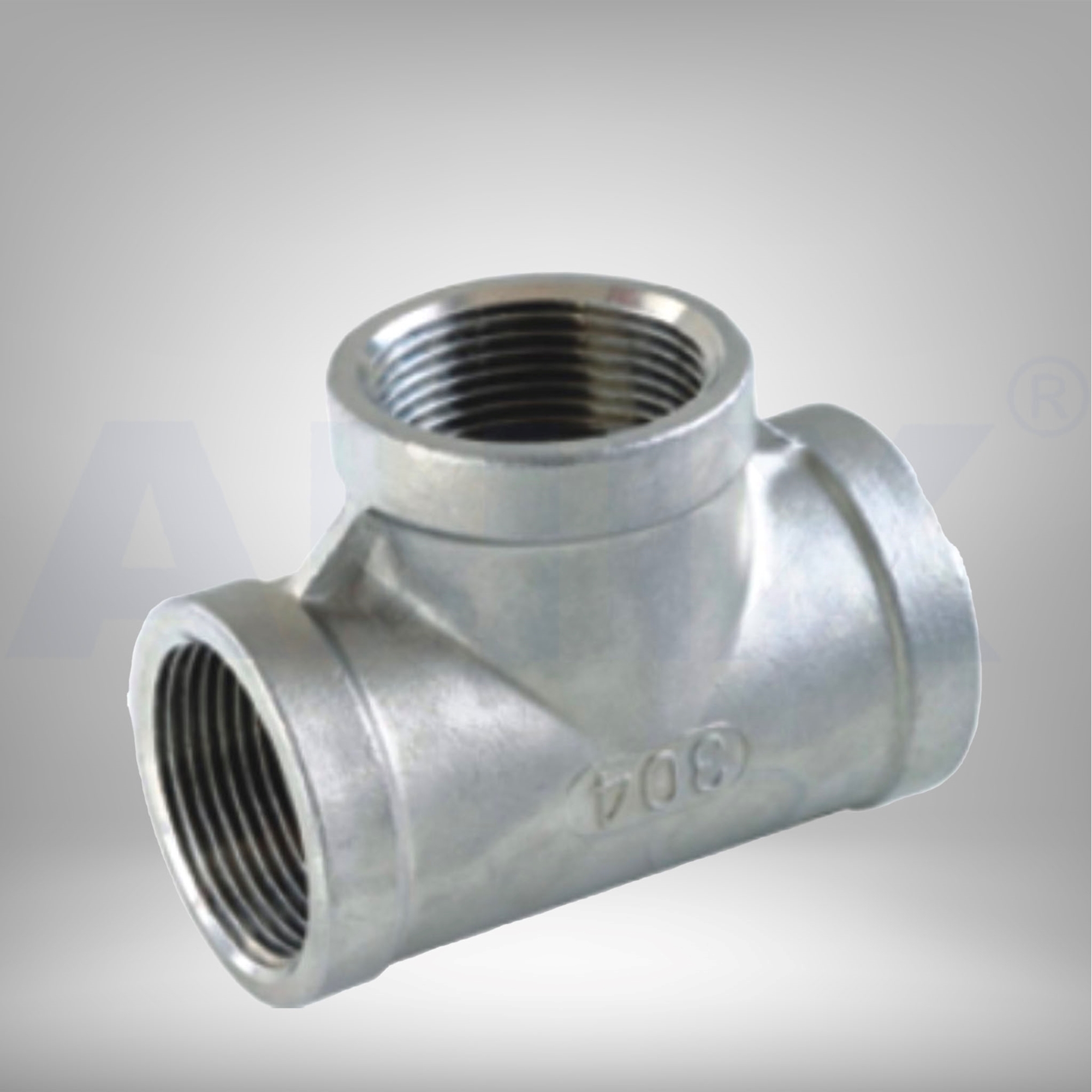 Picture of ANIX Stainless Steel CL150 NPT Equal Tee (F-F-F)