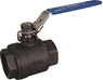 Picture of ANIX Carbon Steel  2-Piece Full Port Ball Valve 1000 / 2000 WOG Lockable Threaded NPT