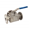 Picture of ANIX Stainless Steel  3-Way Ball Valve Class 150 Flanged
