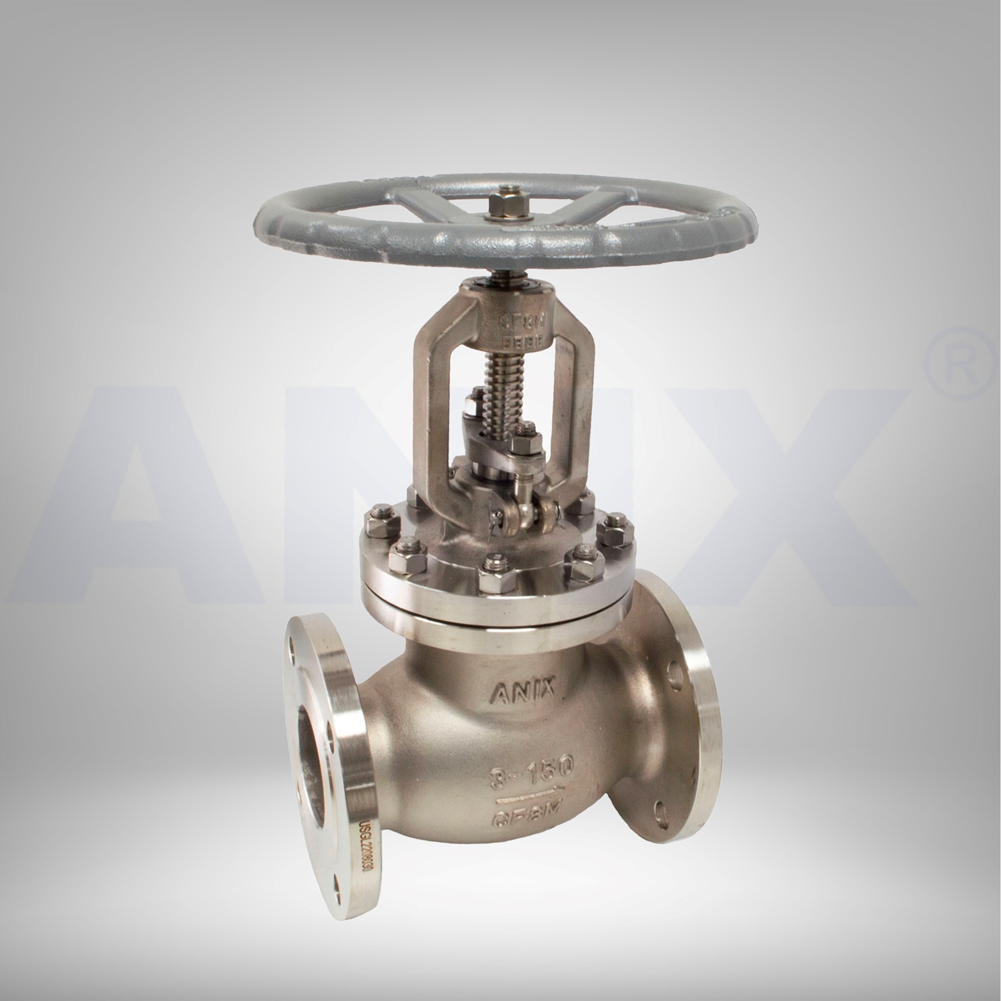 Picture of ANIX Stainless Steel  Globe Valve Class 150 / 300 RF