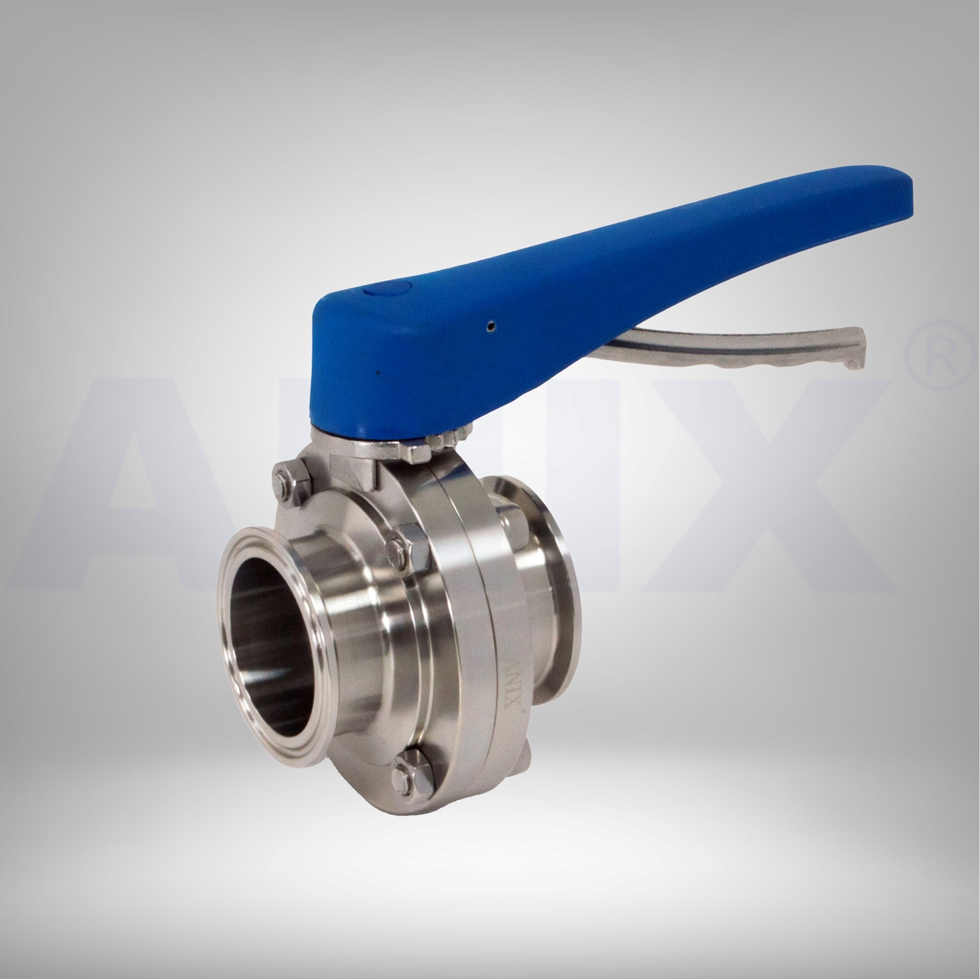 Picture of ANIX Sanitary Butterfly Valve - Clamp End / Trigger Handle