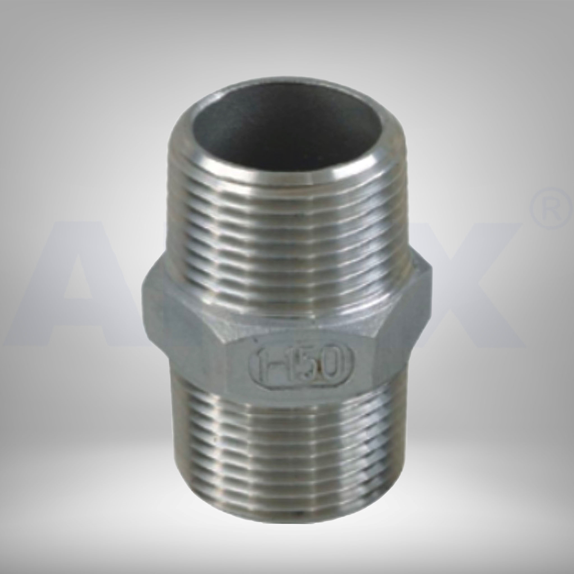 Picture of ANIX Stainless Steel CL150 NPT Hex Nipple